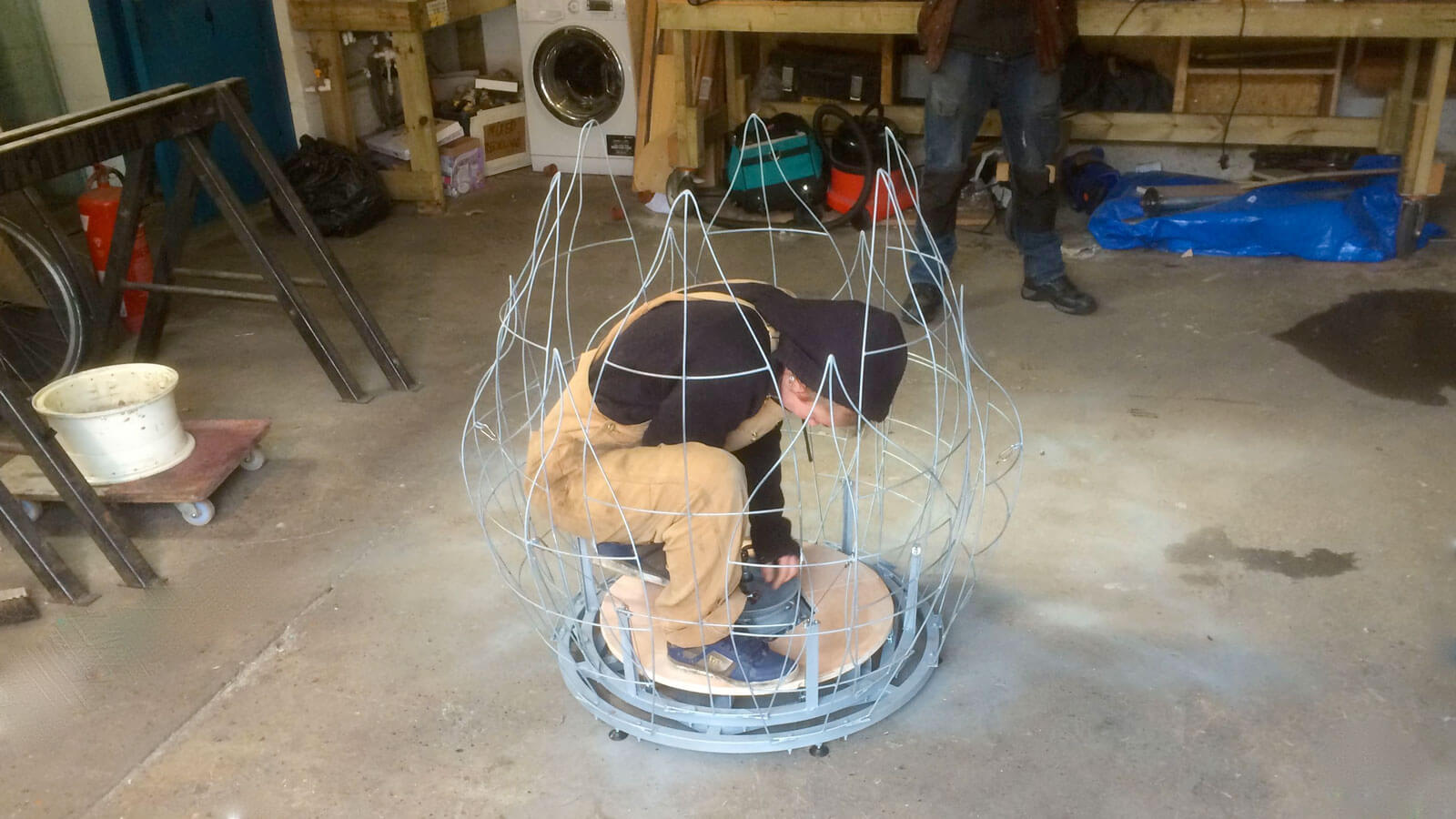 Lotus Art Installation collaborating with Felicity Jones.